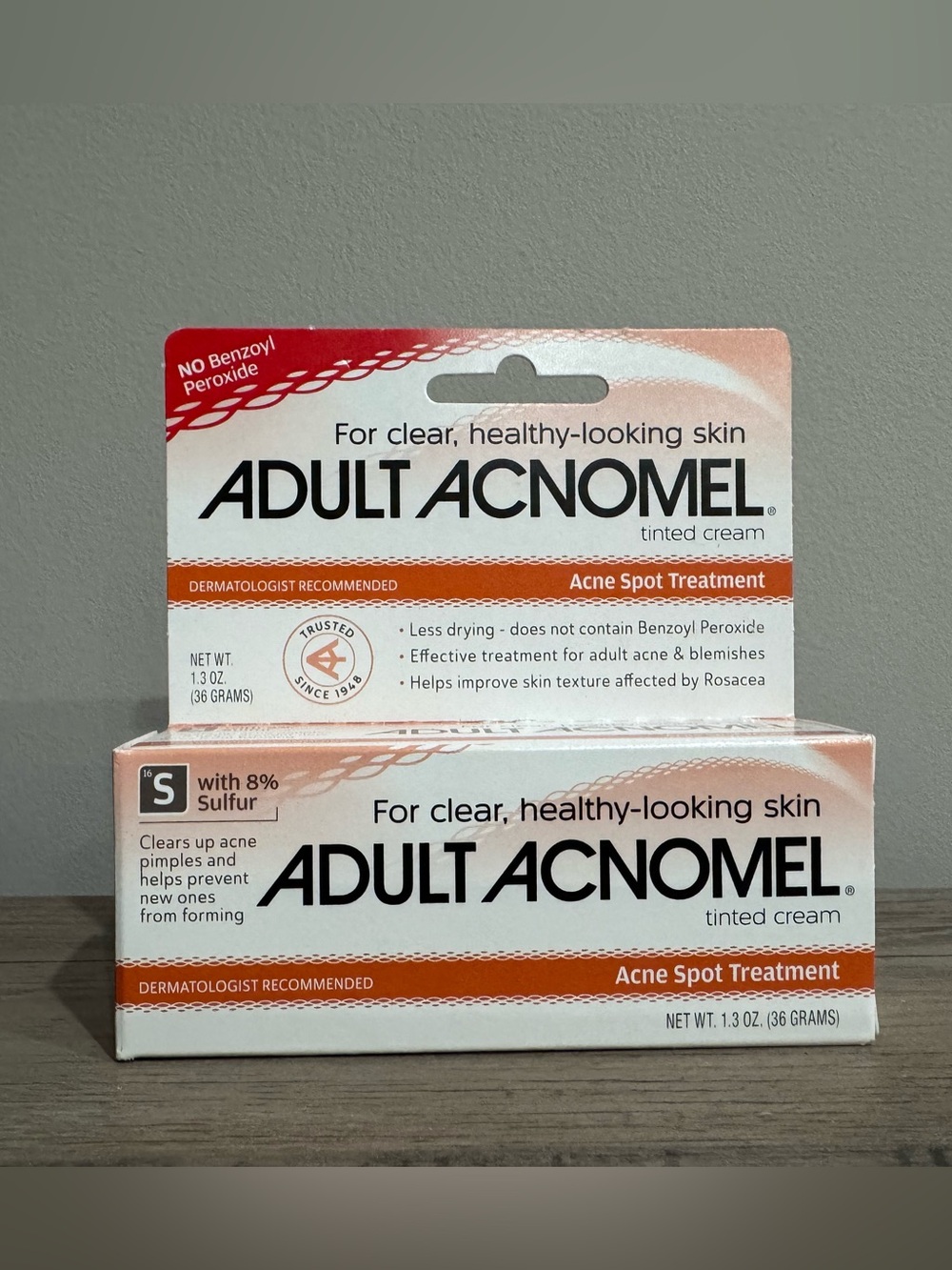 Adult Acnomel Tinted Cream Acne Spot Treatment 1.3 oz (3-pack) Expires 11/2026